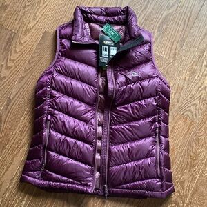 LL Bean down filled vest